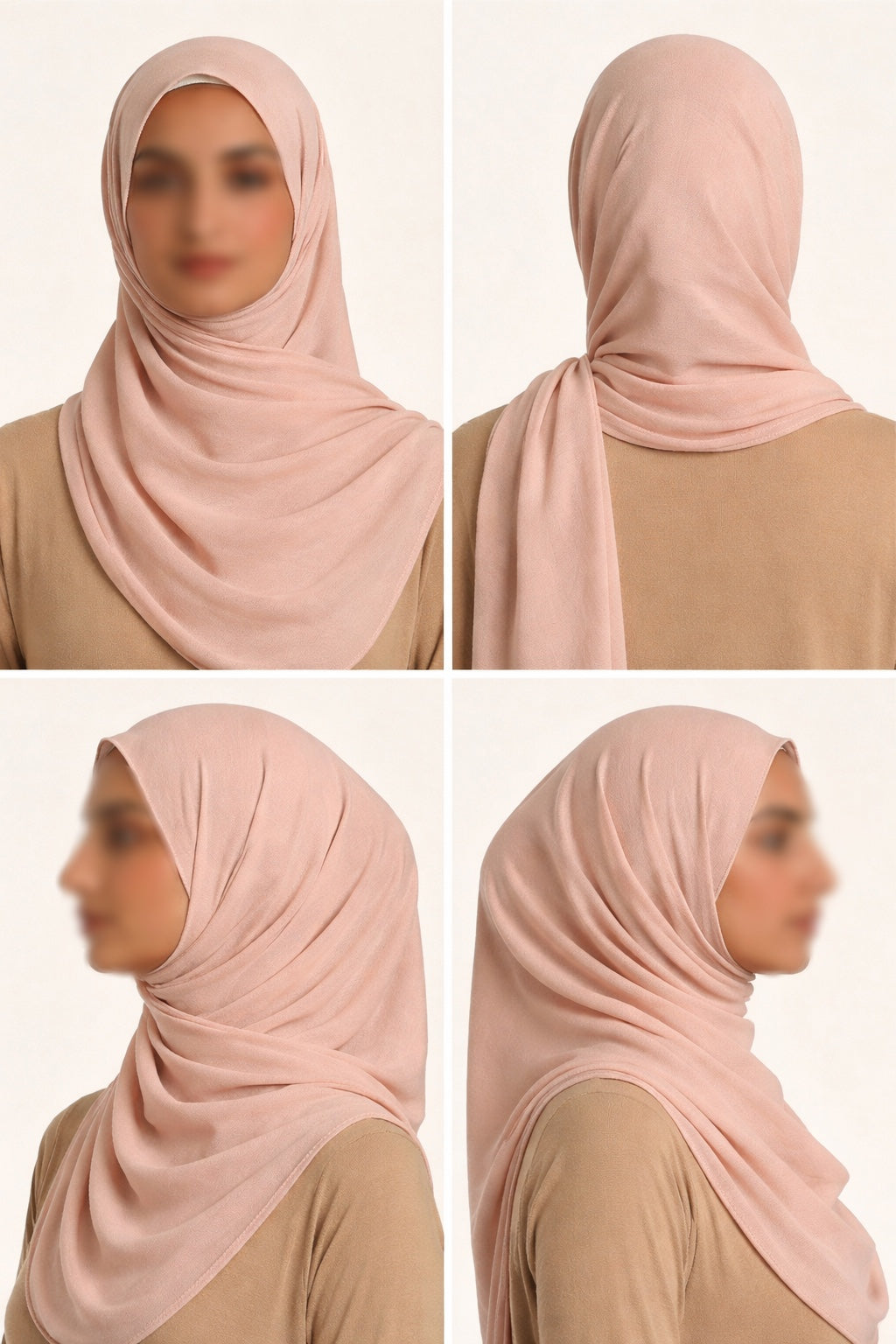 Light Pink Plain Modal