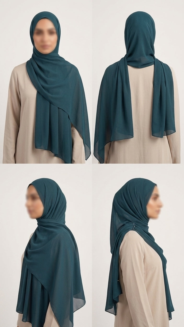 Teal Plain Modal