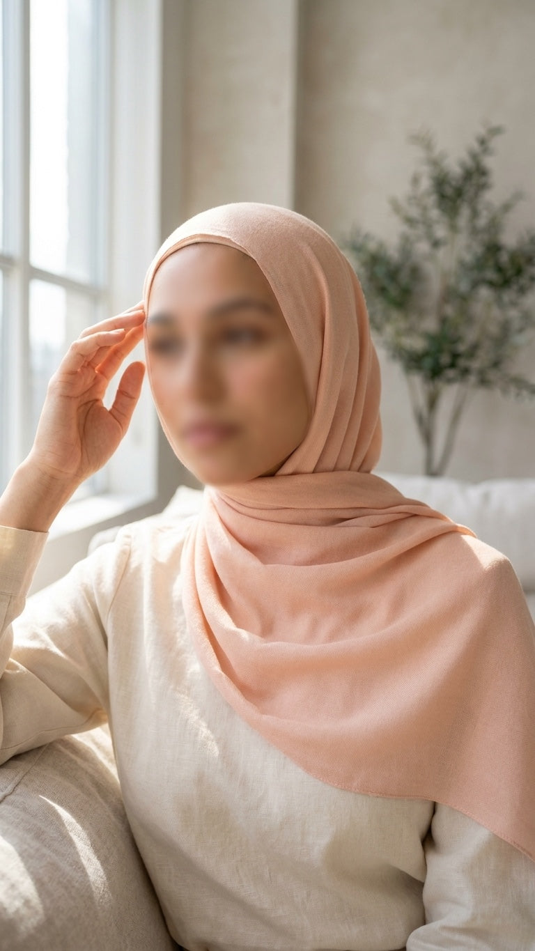 Light Pink Plain Modal
