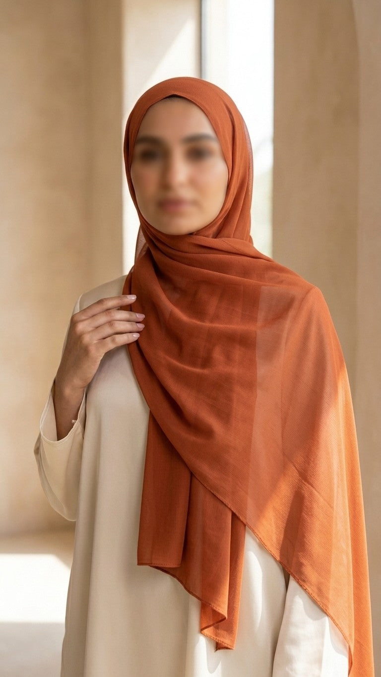 Burnt Orange Plain Modal