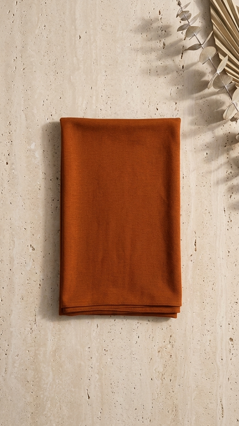 Burnt Orange Plain Modal